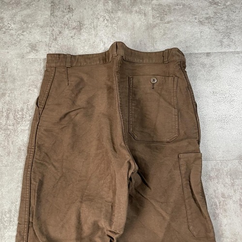 60s- Vauzou フレンチワーク モールスキン ブラウン パンツ W31 詳細写真12