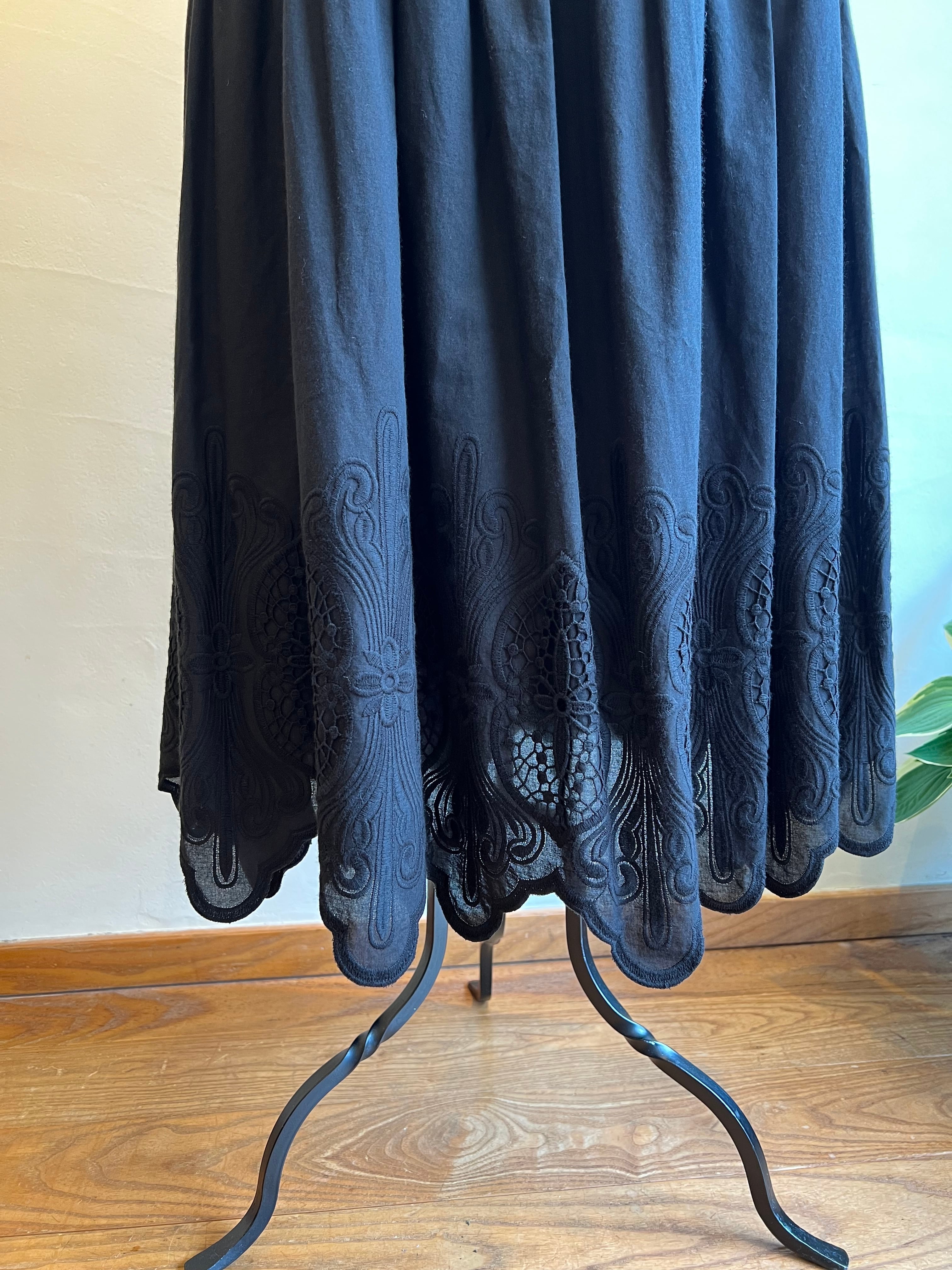 MARGAUX VINTAGE / コットンレーススカート | anouk
