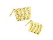 【近沢レース店】マチ付ポーチ（Ｍ）ミモザチュールレース