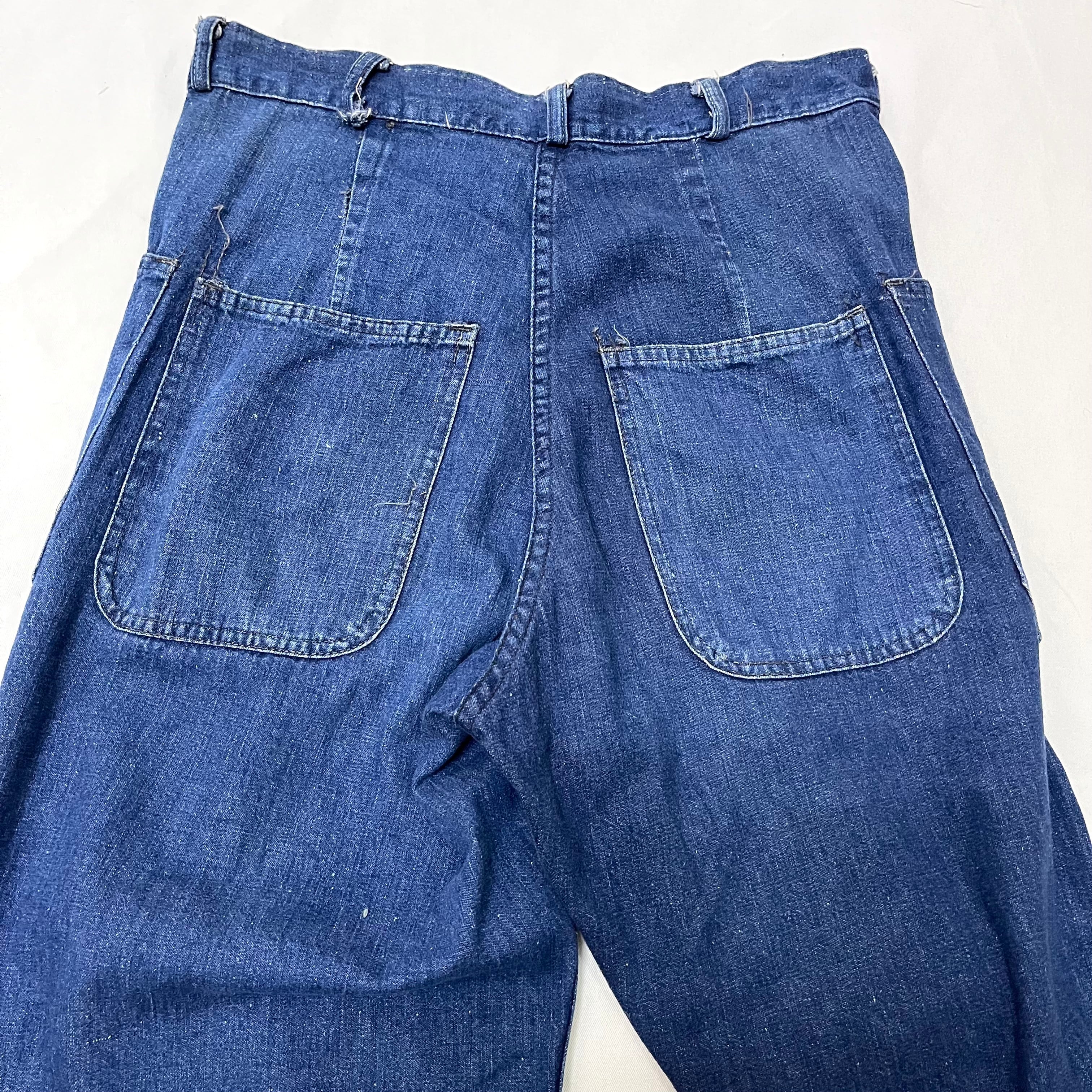 WW2 U.S.NAVY DUNGAREE DENIM TROUSER インディゴデニム巻き WW2 U.S.NAVY DUNGAREE DENIM TROUSER インディゴデニム巻き