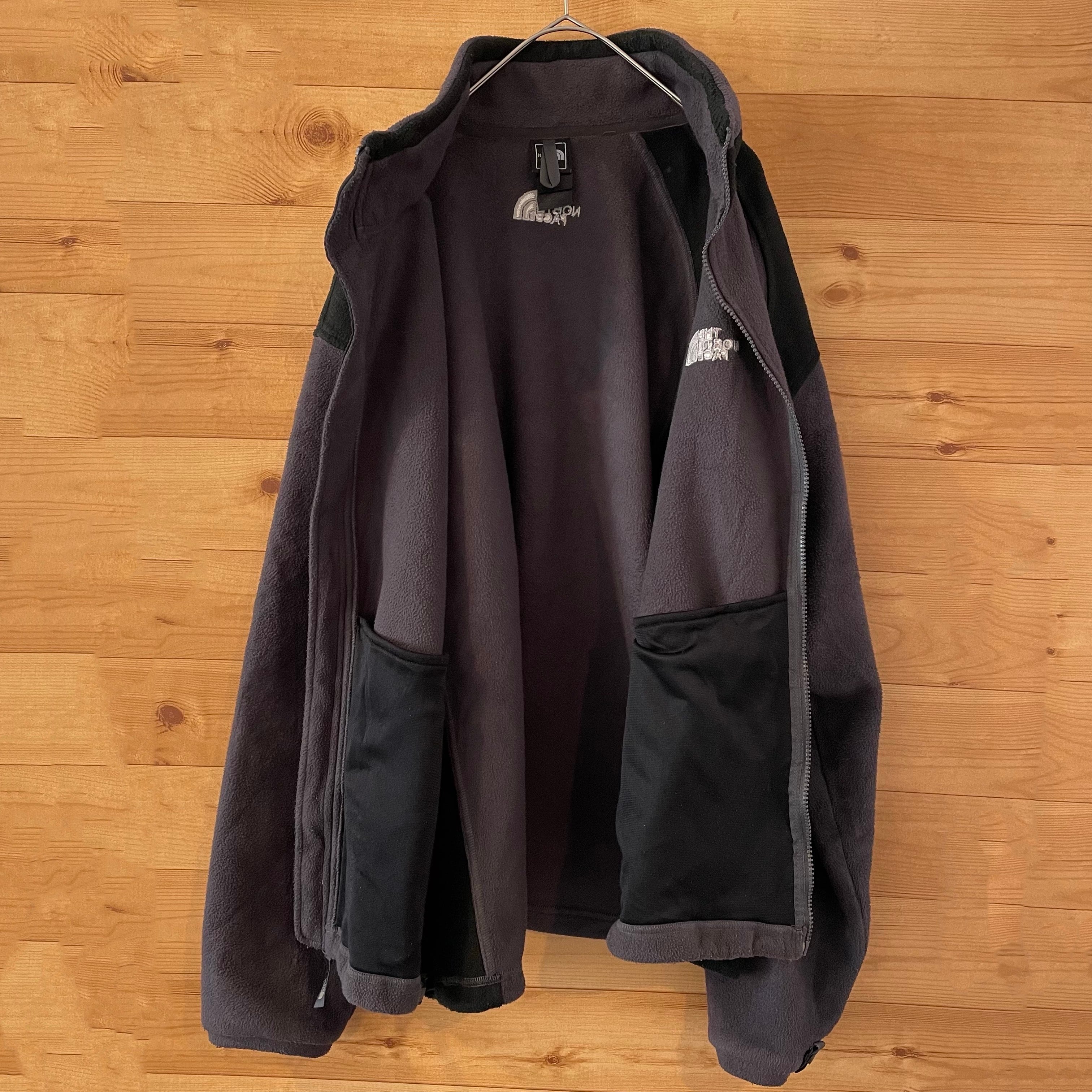 THE NORTH FACE ノースフェイス フリースジャケット アウトドア キャンプ 防寒 登山 刺繍ロゴ グリーン (レディース L)   O4482