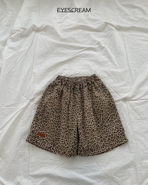 【予約】EYESCREAM / レオパードサマーパンツ