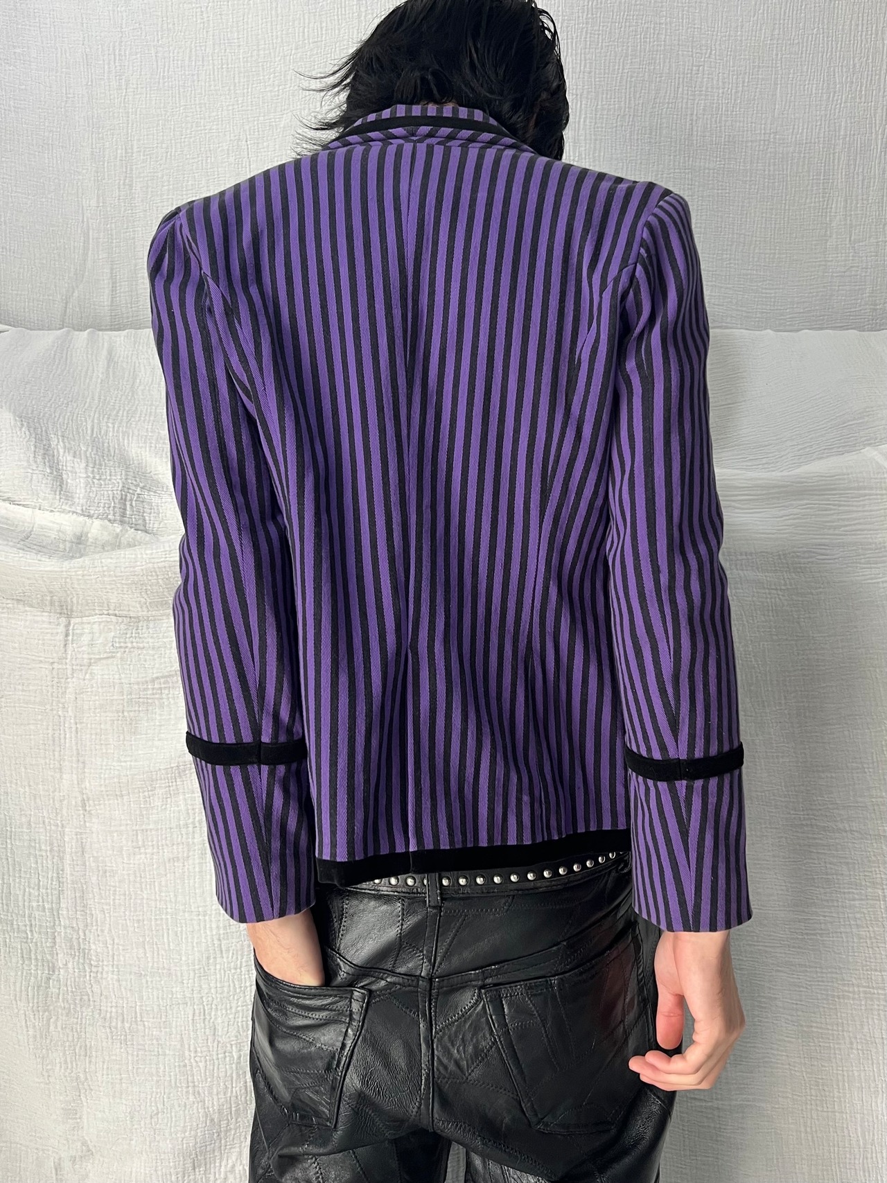 "STIGMATA" Stripe School Jacket