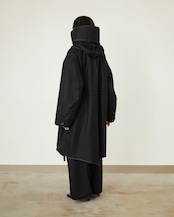 i’m here - with PIPING : M-65 Coat :Black|表裏ダブルパイピング/2WAYフード