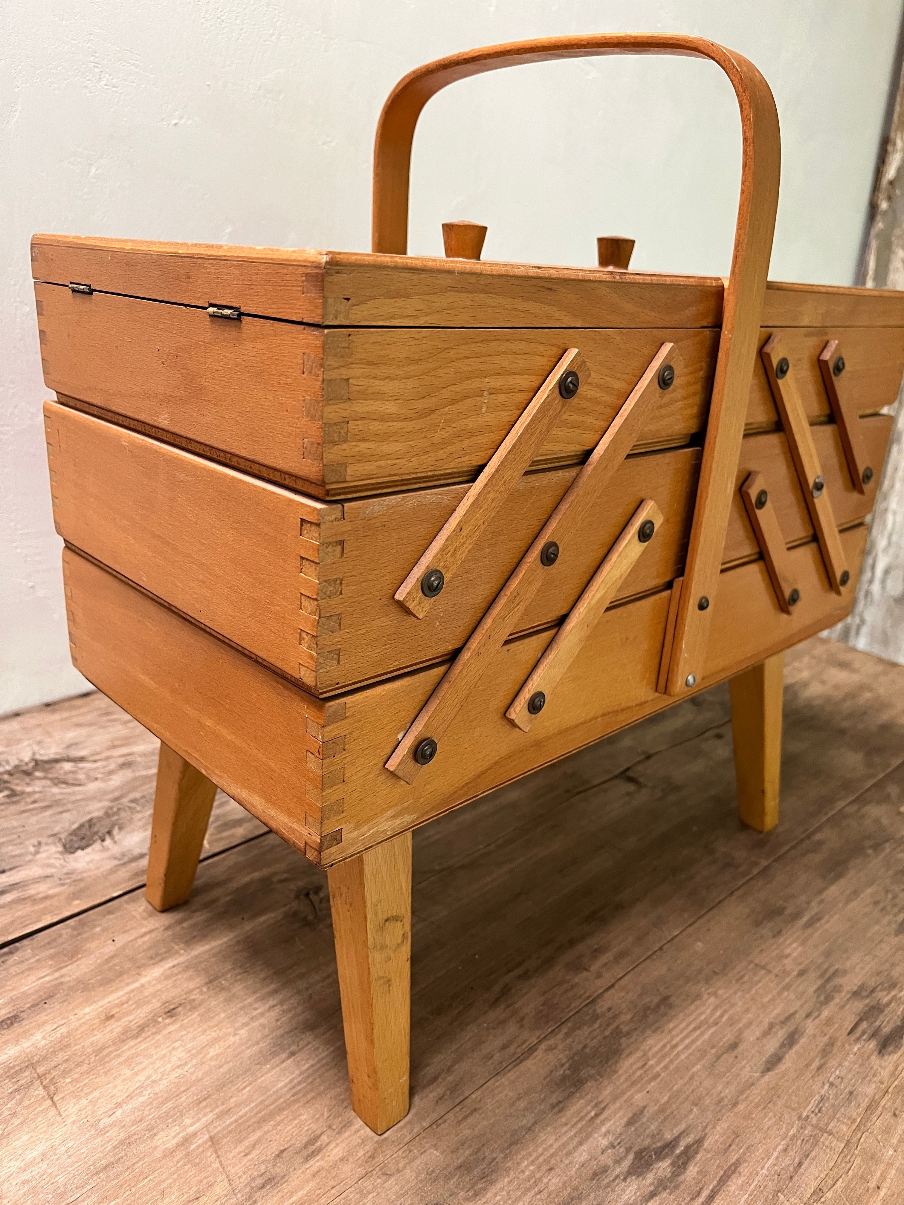 Sawing box France＜ソーイングボックス・木製ボックス・フランス