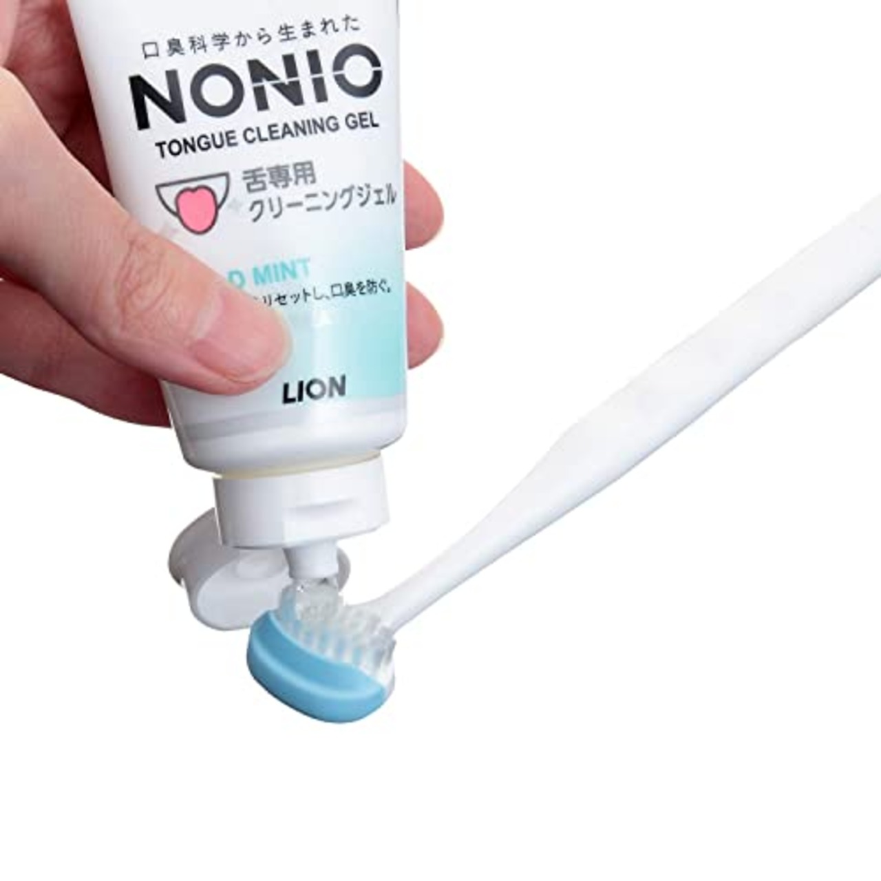NONIO(ノニオ) 舌クリーナー + 舌専用クリーニングジェル 舌ブラシ 舌磨き 口臭ケア 舌専用設計 低刺激設計 舌苔をやさしくごっそり落とす