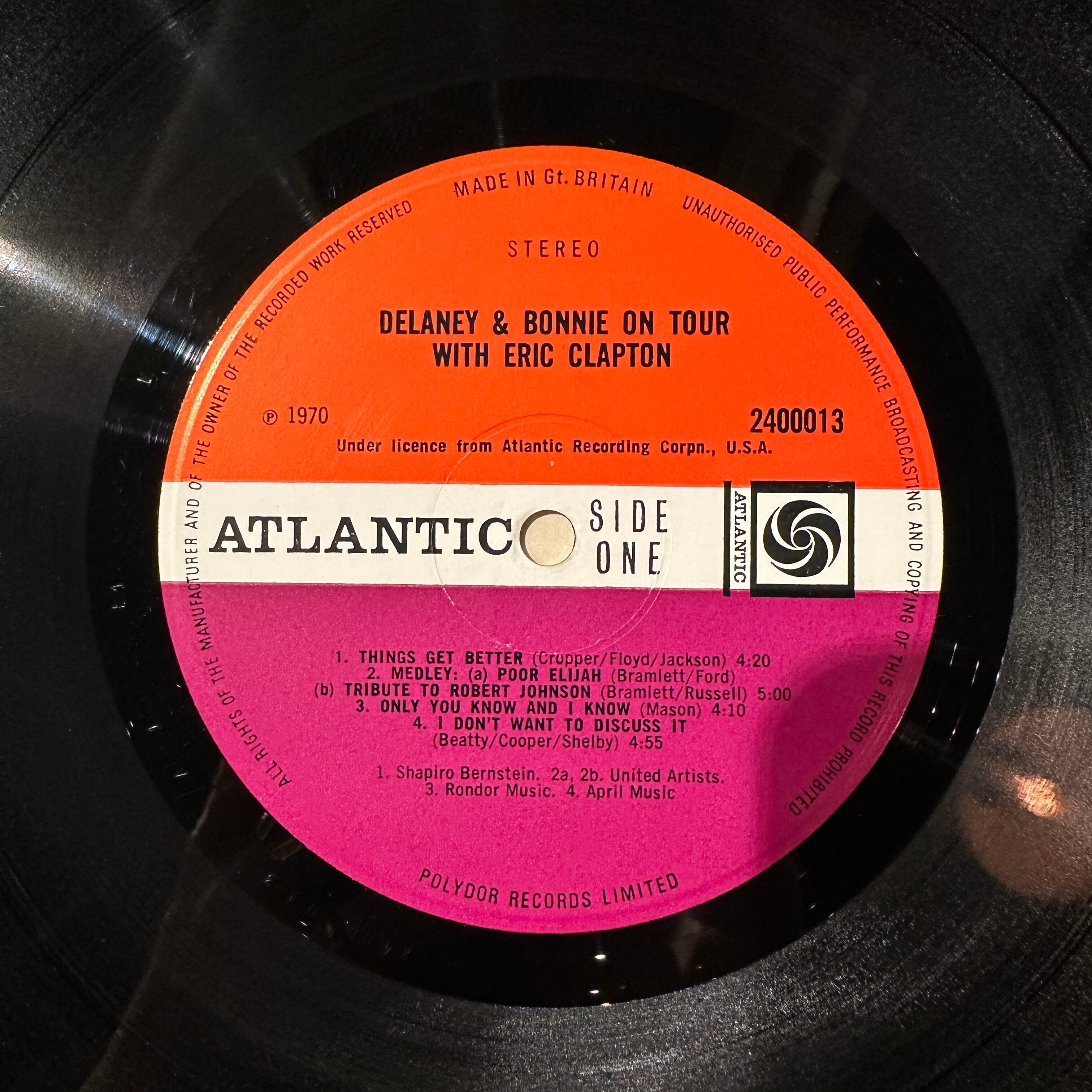 超美品 ERIC CLAPTON &FRIENDS アナログLP エリッククラプトンUK盤LP (LP】DELANEY & BONNIE & FRIENDS/On
