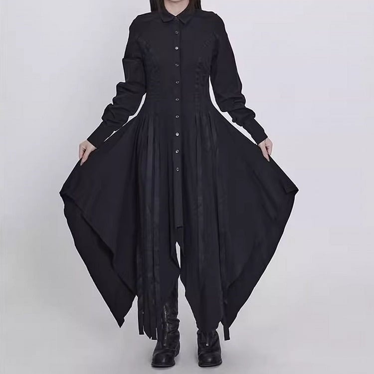 イレギュラーヘムシャツワンピース ON0559