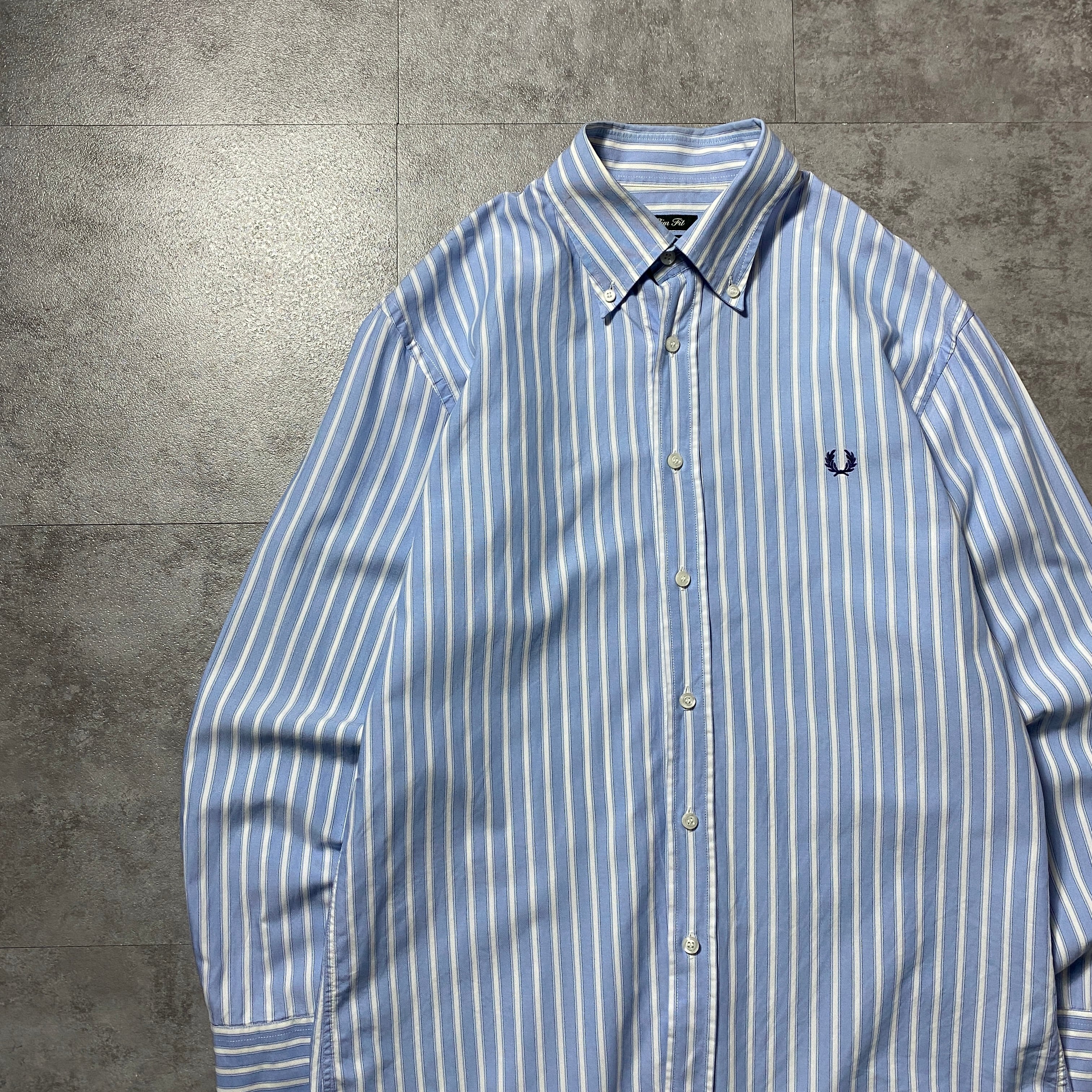 フレッドペリー　FRED PERRY 90s ラガーシャツ　胸刺繍ロゴ　k フレッドペリー | used_clothing_katharsis
