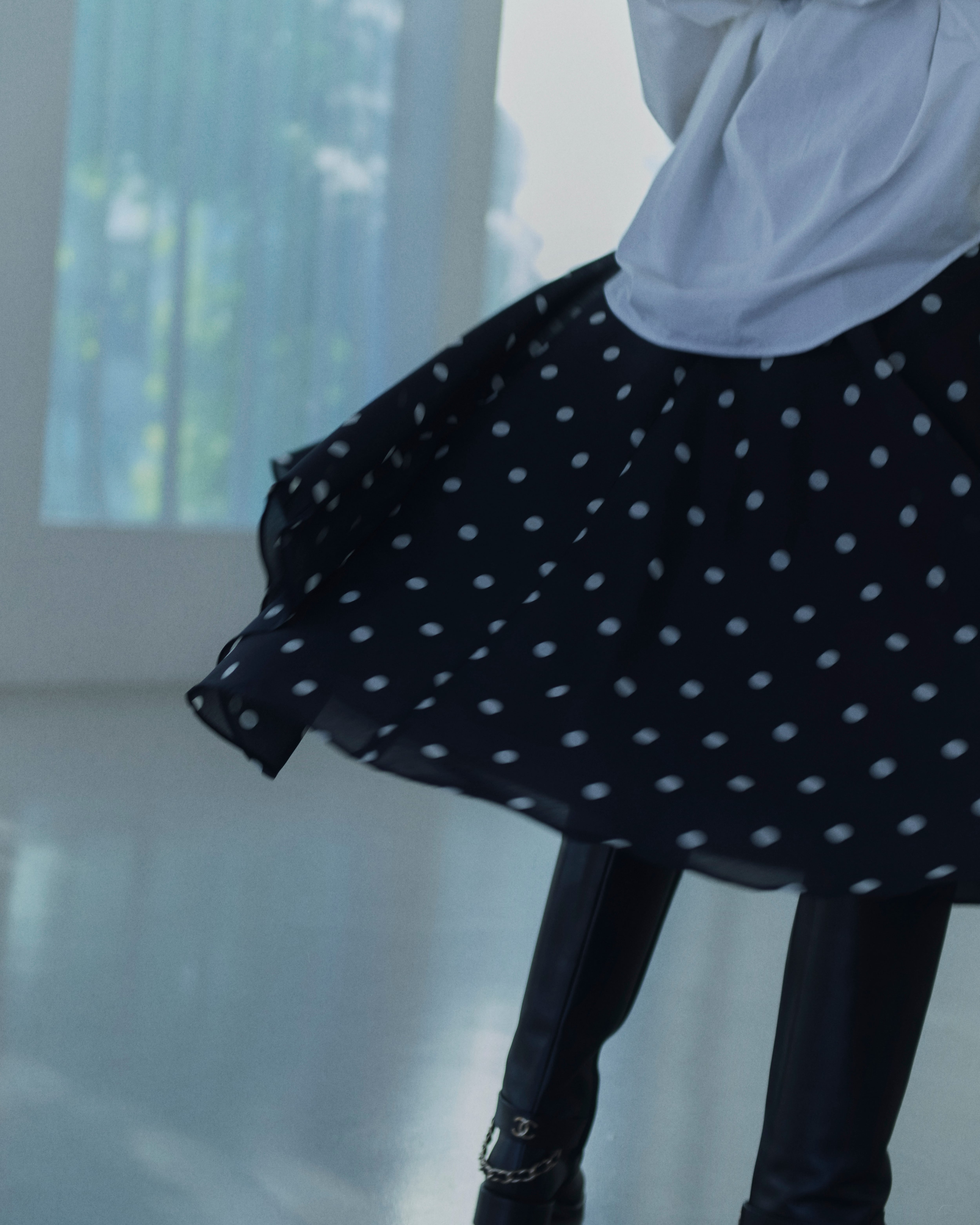【新品未使用】Bluelea Dot volume flare skirt Dot volume flare skirt | Bluelea