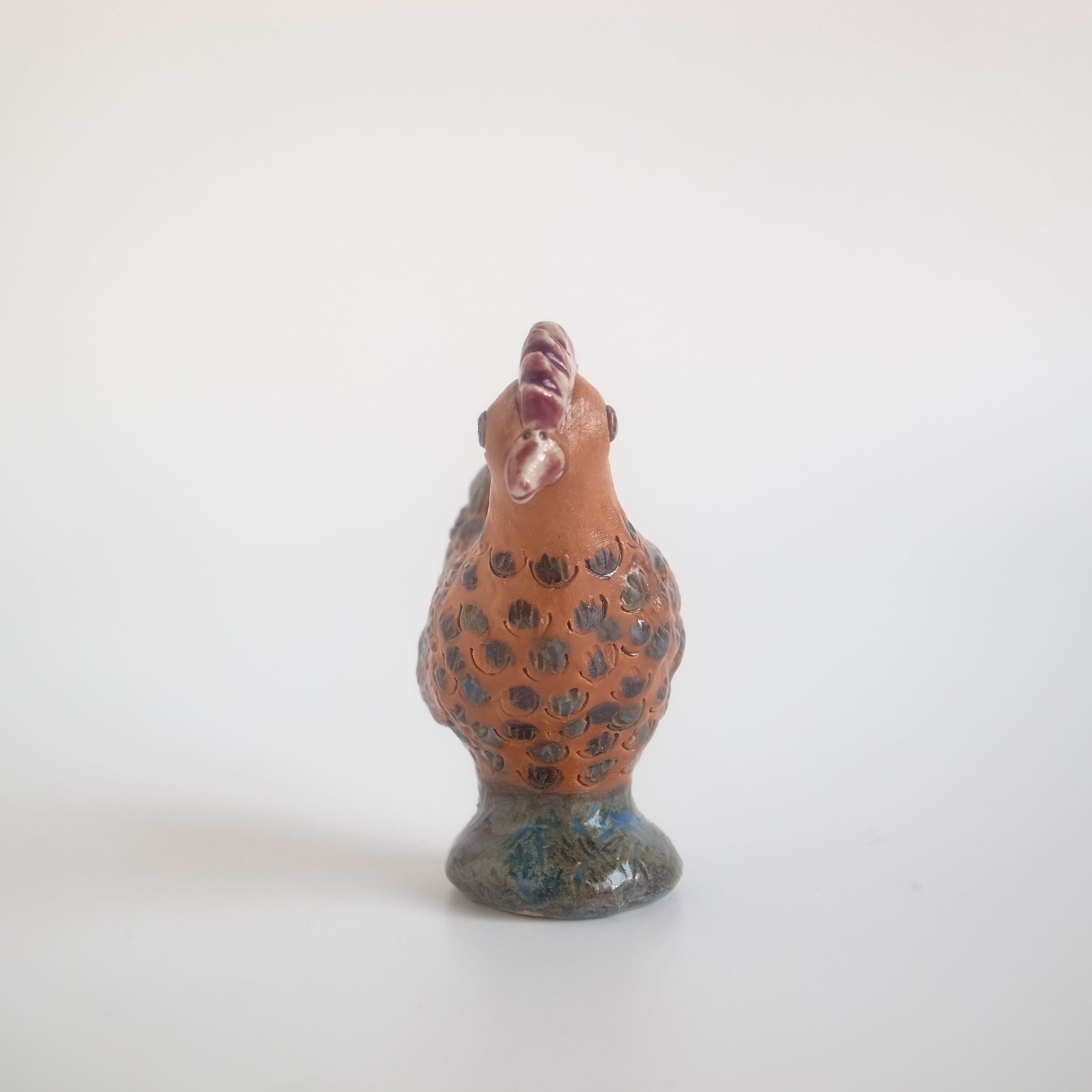 Rutebo / Orange Rooster Figurine | troldhaugen antiques ｜ 北欧