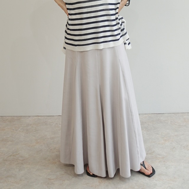 キャンバス地風マチフレアスカート