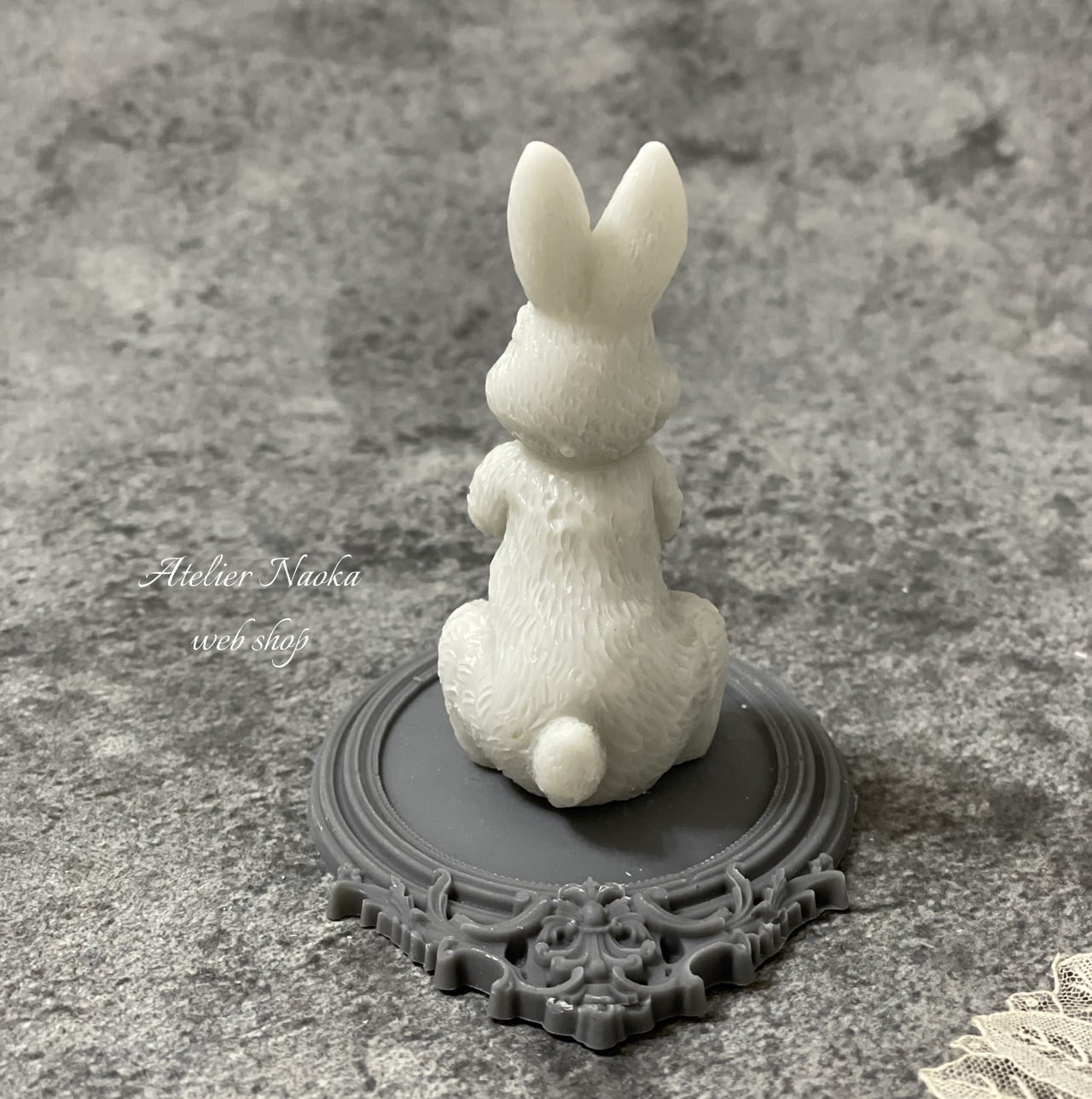 うさぎ(立体)e シリコンモールド | シリコンモールド・クレイクラフト