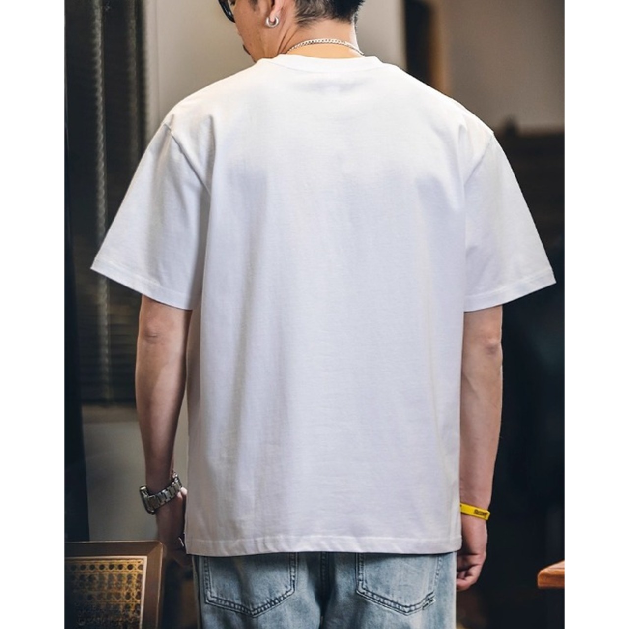 ミニマルロゴ クルーネックTシャツ 10157