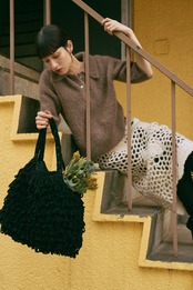 Fluffy Alpaca Polo Knit
