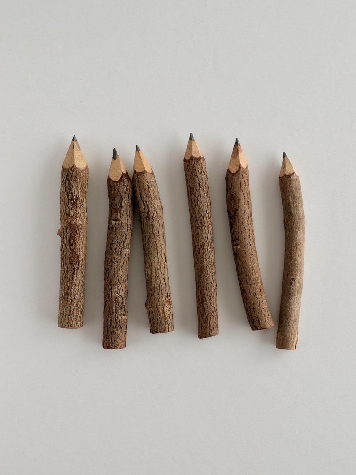 【訳ありセール】 タイの鉛筆 木の枝 6本セット / 【SALE Sample】 Tree Branch Pencil 6pcs ...