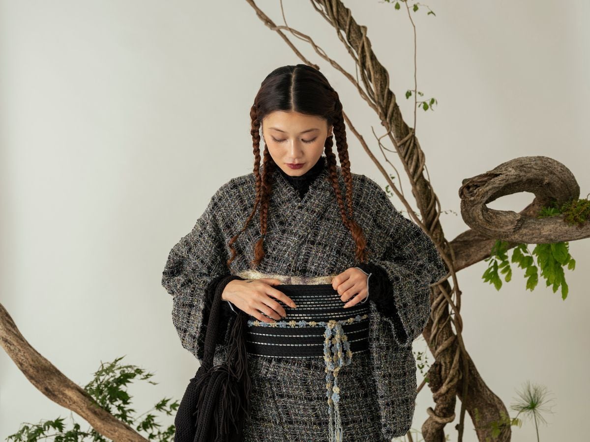 八寸名古屋帯 / 星空 / black | KIMONO ARCH