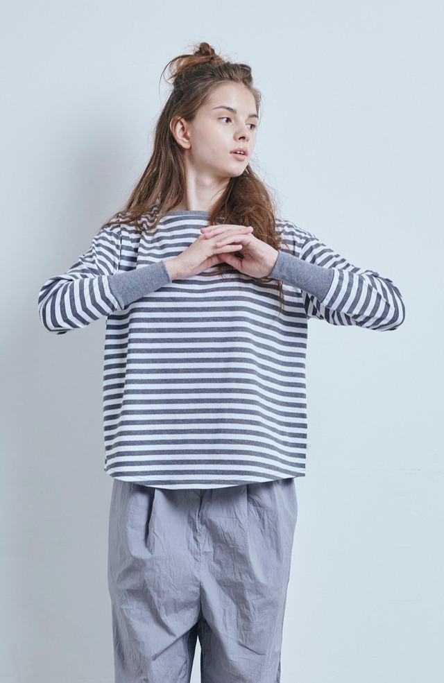 g_596 GIZANDY TENZIKU BORDER LONG Tee