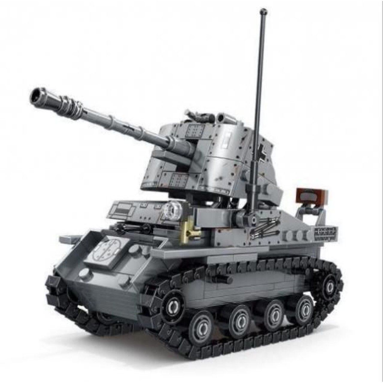 レゴ互換 ドイツ軍 マルダー 自走砲 マーダー ミリタリーブロック ミニフィグ4体付