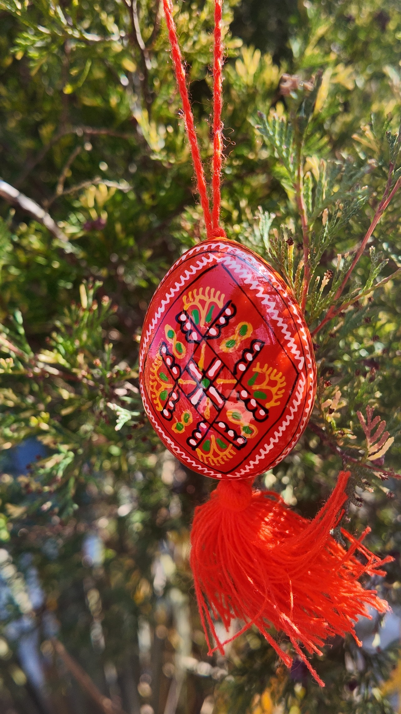 装飾用木製プィサンカ現代的なフツル様式（イースターエッグ）　 - 3