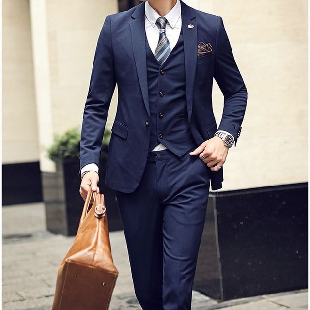 スリーピース ビジネスフォーマルメンズスーツ SU0013