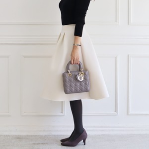 ★再入荷★yumeribonボンディング スカート(アイボリー68ｃｍ)【公式】