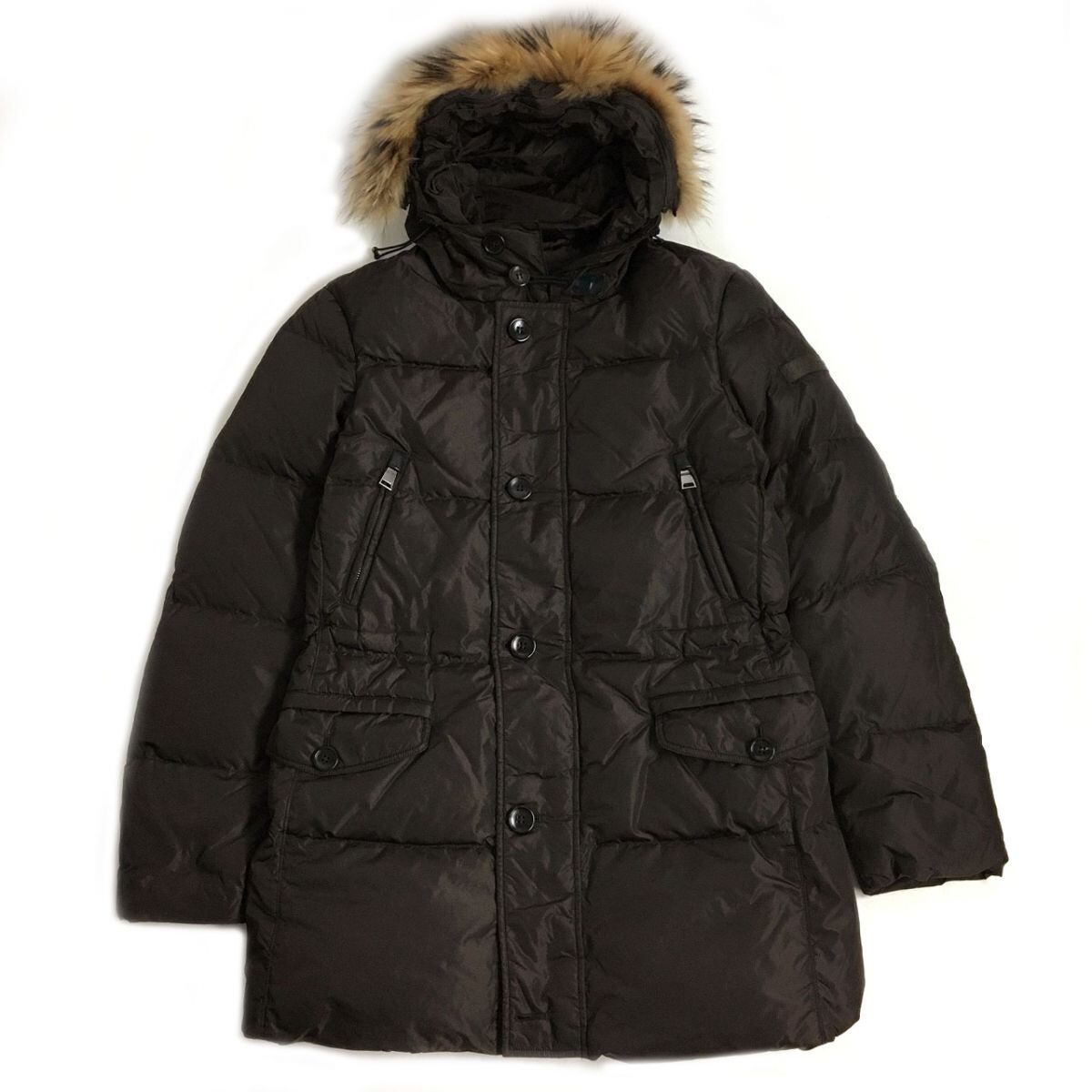 美品□ピューテリー PEU0936 ORLAND FUR JACKET ラクーンファー ...