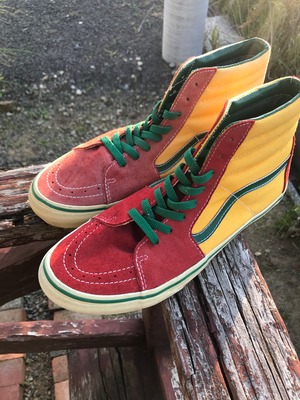 ¥9800→¥4999  右足日焼けあり　sk8-hi  ラスタ　28cm