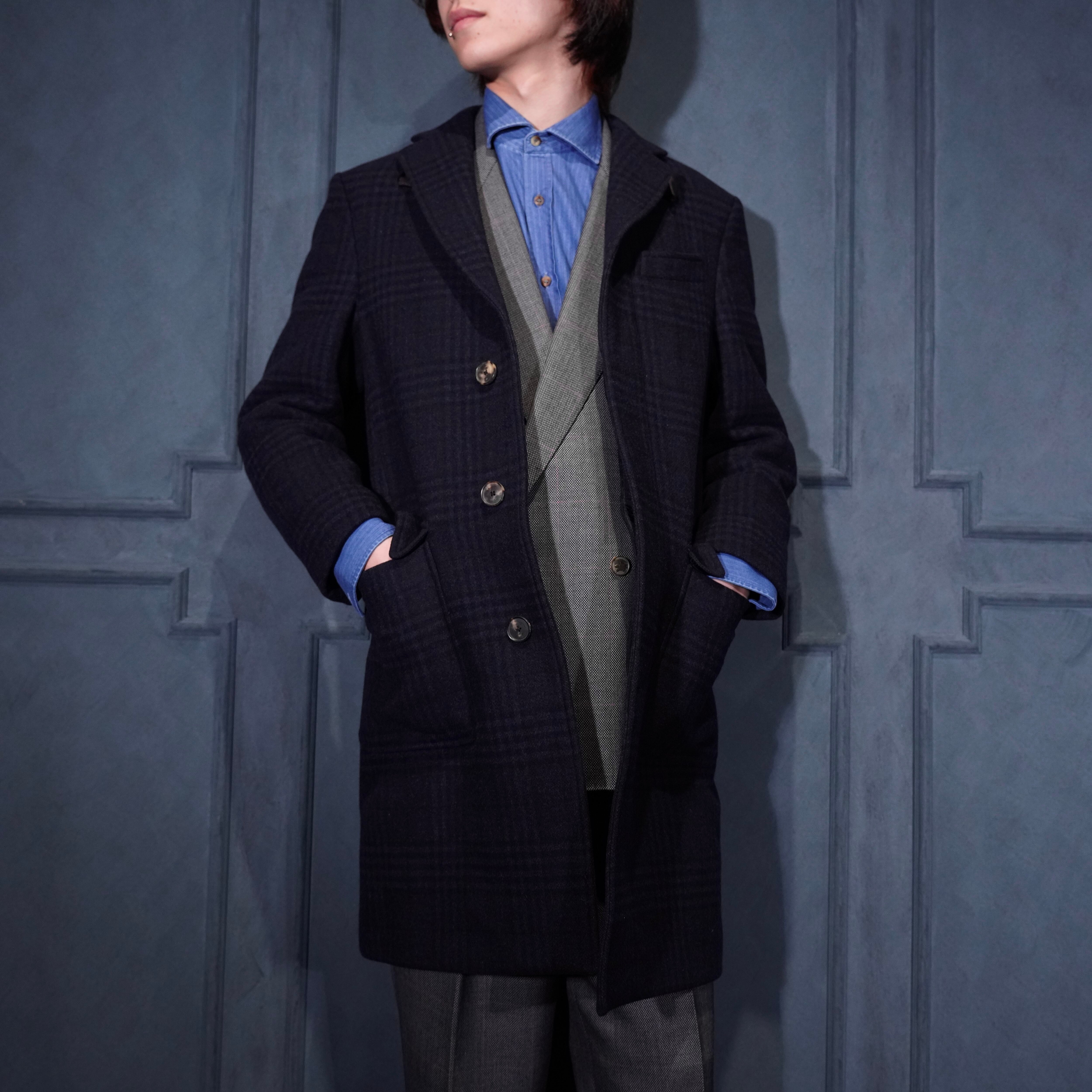 Salvatore Ferragamo フェラガモ チェスターコート ラマウール Salvatore Ferragamo フェラガモ チェスターコート ラマウール