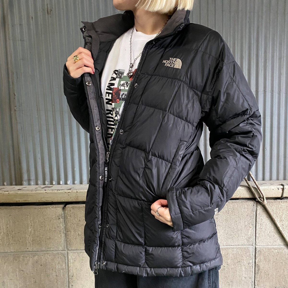 ダウンベスト ブラック XLサイズ （ノースフェイス THE NORTH FACE  