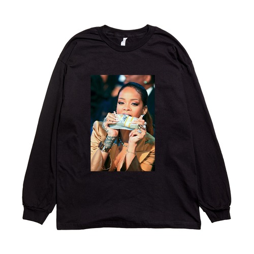 Rihanna Money Photo L/S (black)