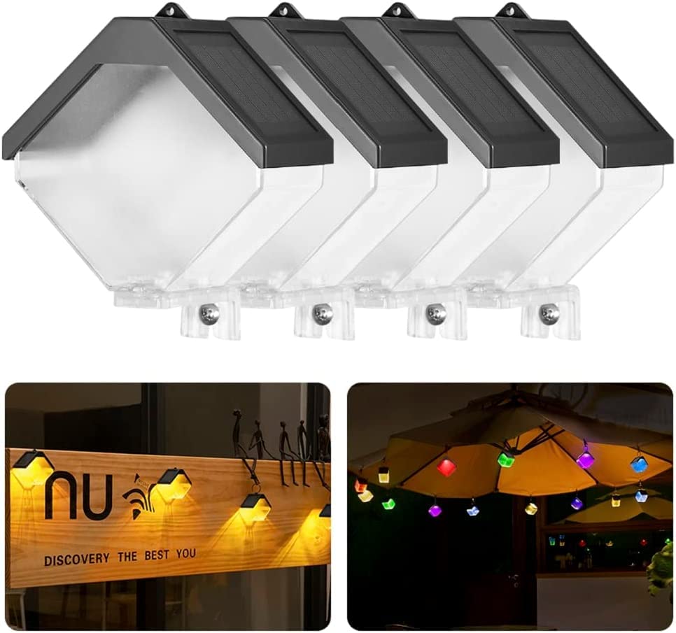 ソーラー ガーデンライト 屋外 明暗センサー RGB&暖色 夜間自動点灯 太陽光発電 IP65防水 配線不要 取付簡単 ガーデン 庭 階段 通路バックヤード 玄関等に適用 装飾ライト (4個セット)