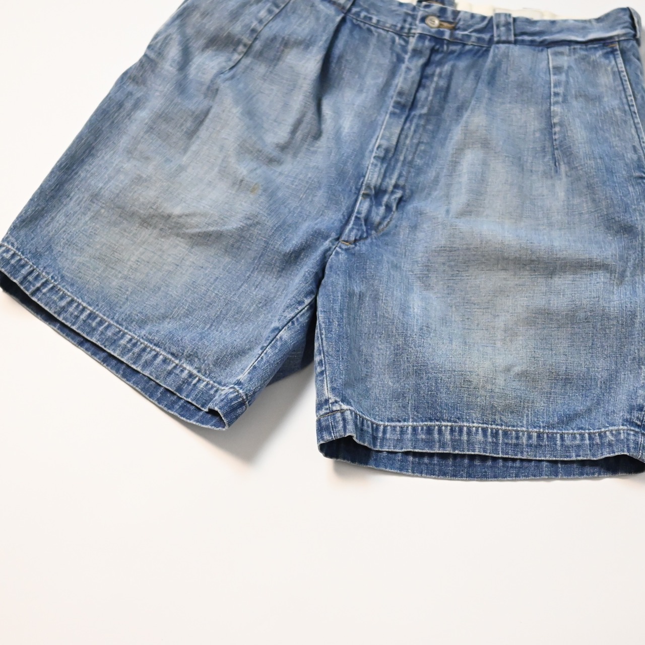 BOWWOW / US ARMY DENIM SHORTS AGED