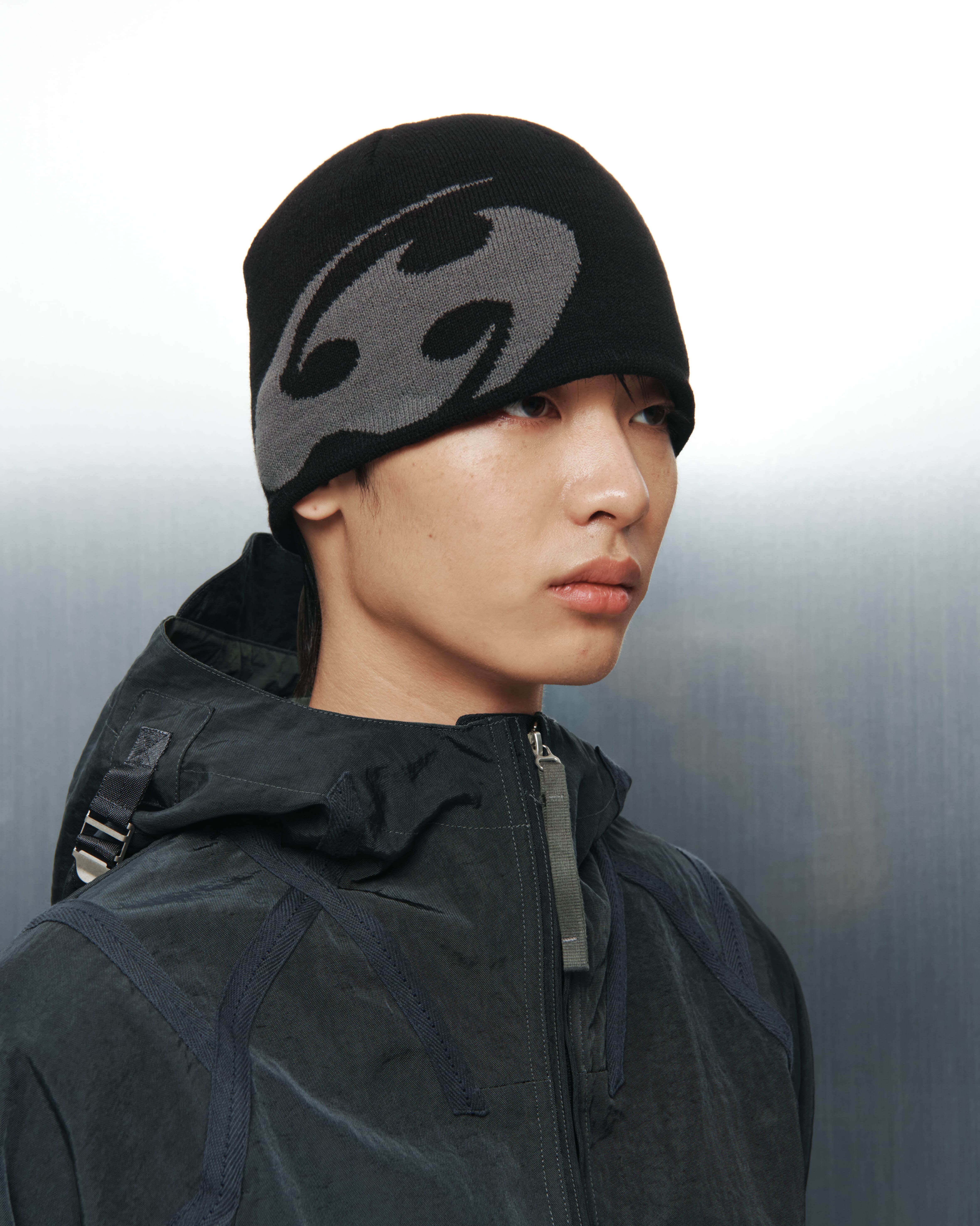 SAN SAN GEAR] LOGO BEANIE [BLACK]_24FW 正規品 韓国ブランド 韓国  