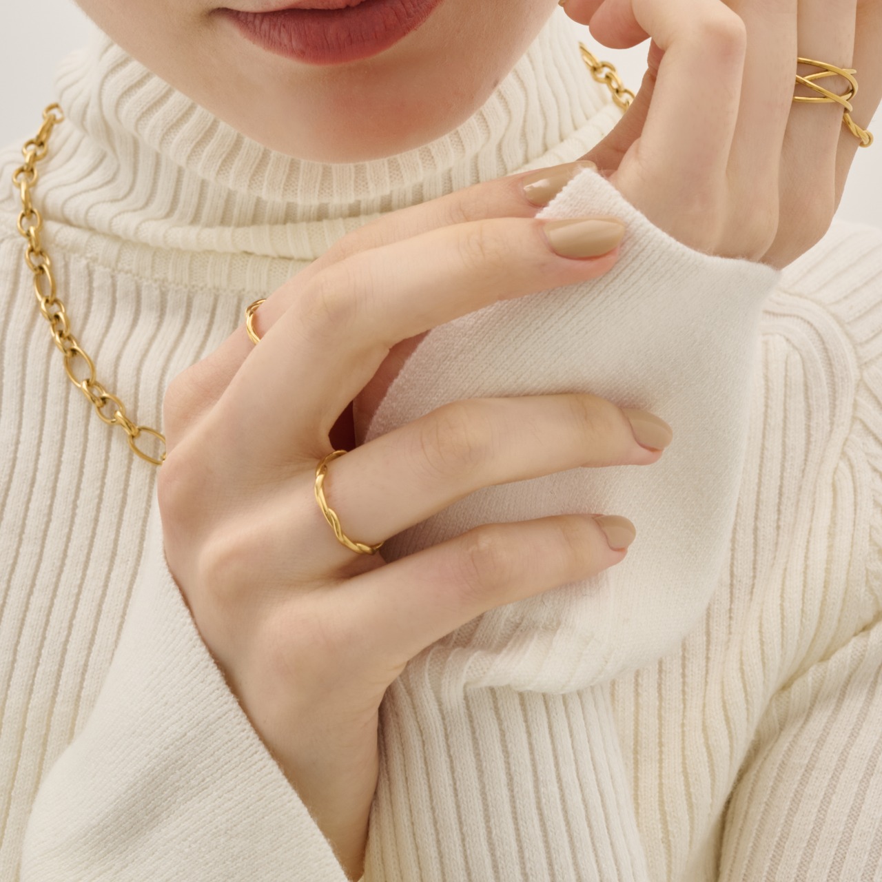 stainless glint ring SR232