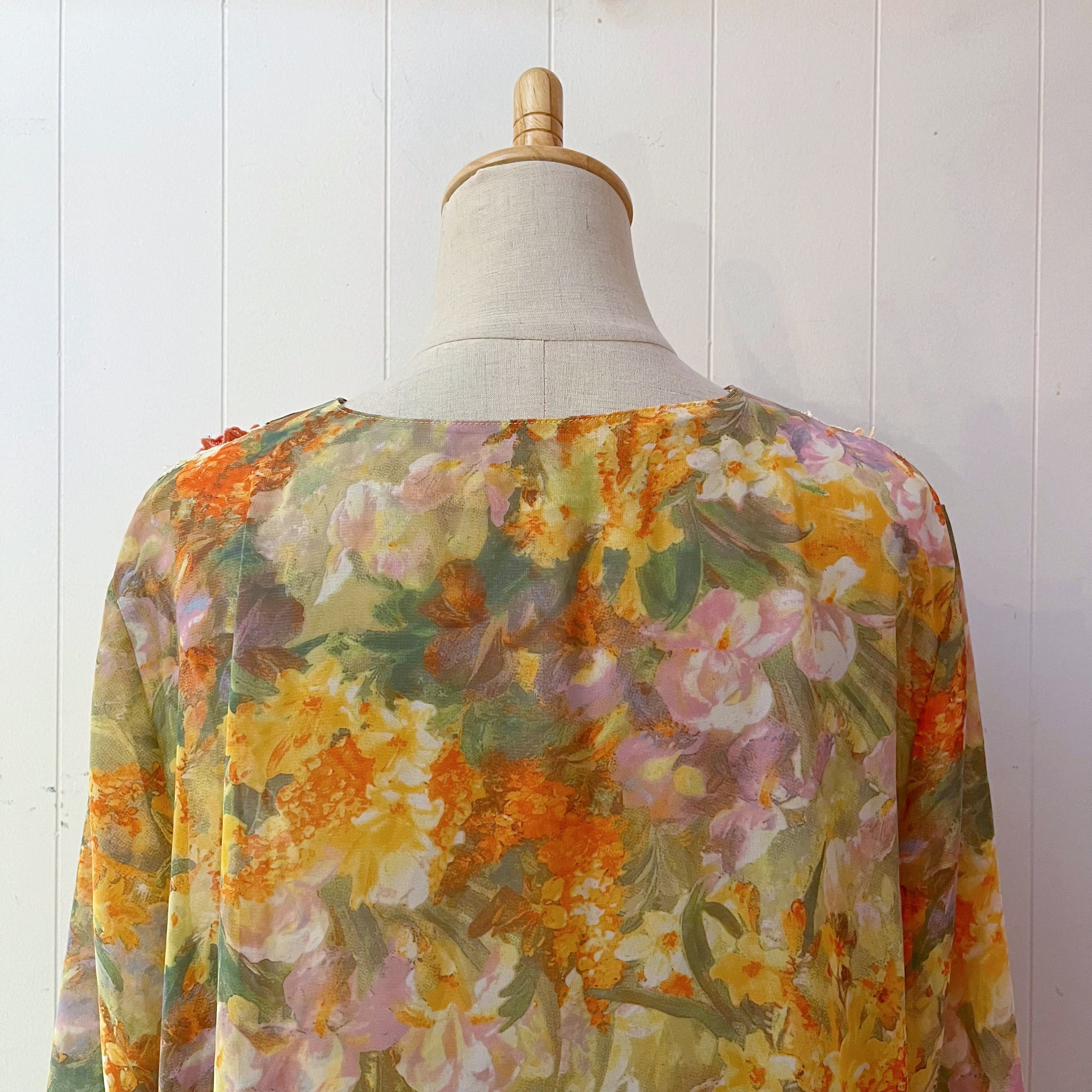 water flower lace blouse