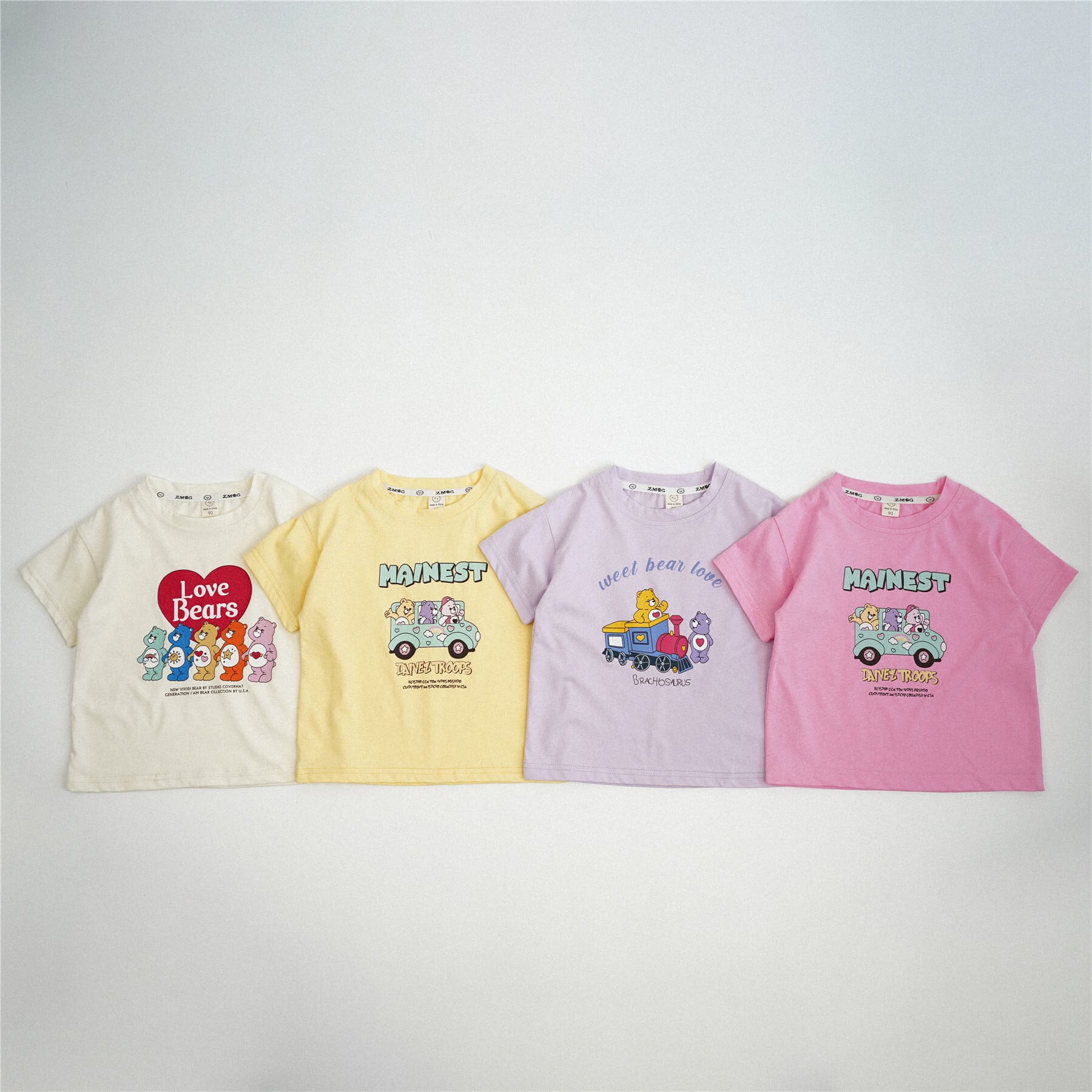【BABY&KID】カトゥーン動物柄半袖tシャツ