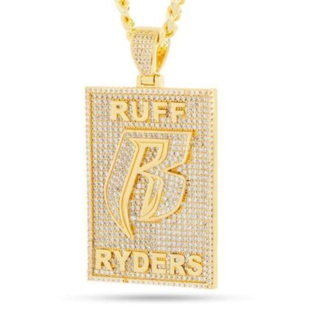 【RUFF RYDERS x KING ICE】DOG TAG LOGO NECKLACE☆(2色) | KING ICE キング アイス ...