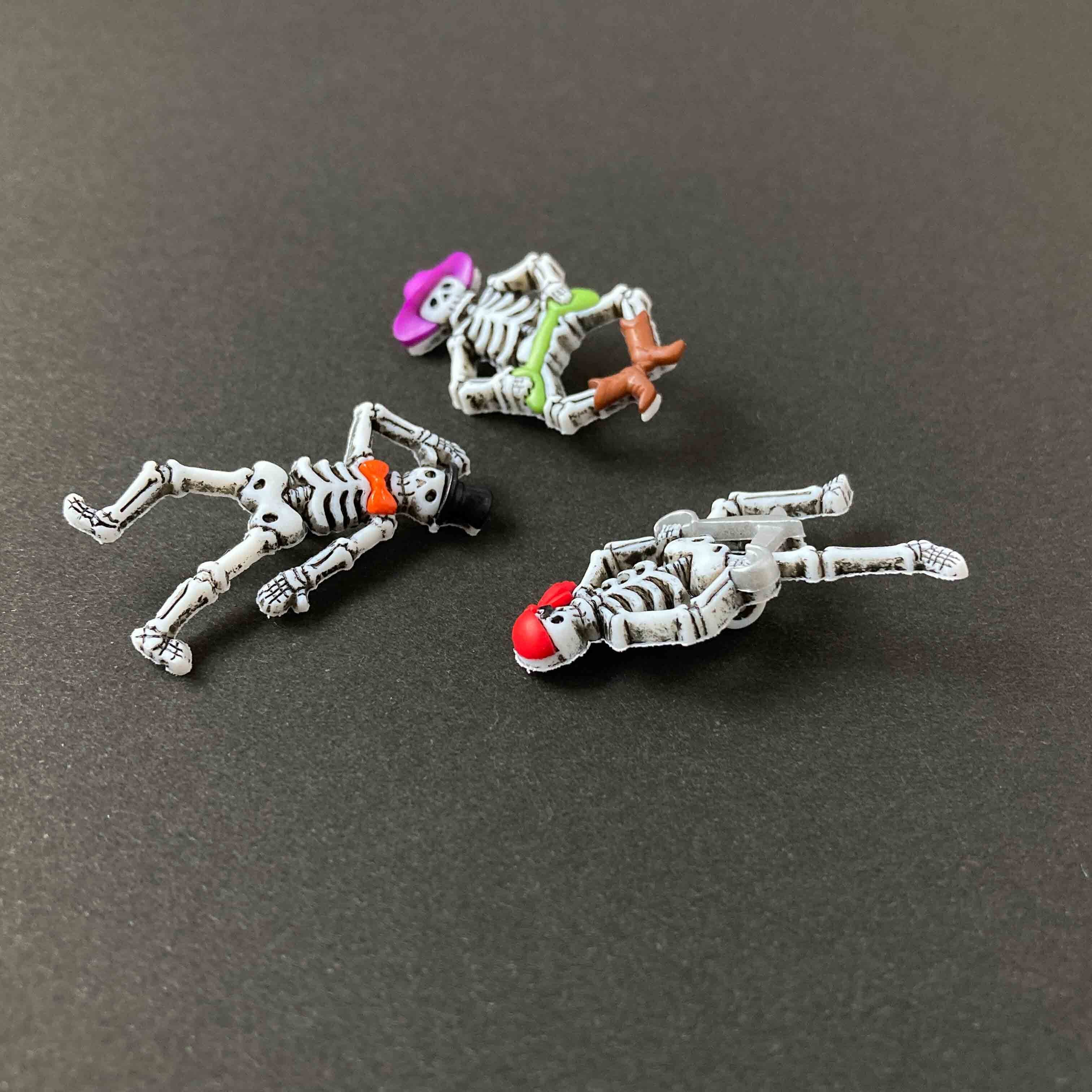 JJボタン ポーズをとるガイコツのボタンパック（3p） | Dua