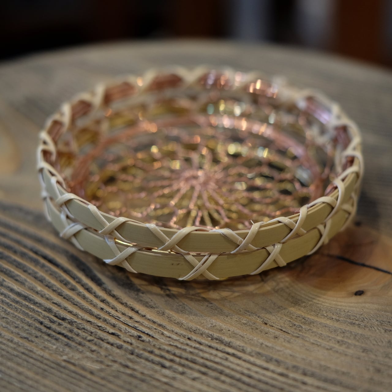 辻和金網 手編み銅製コースター | CIRCLE online shop サークル