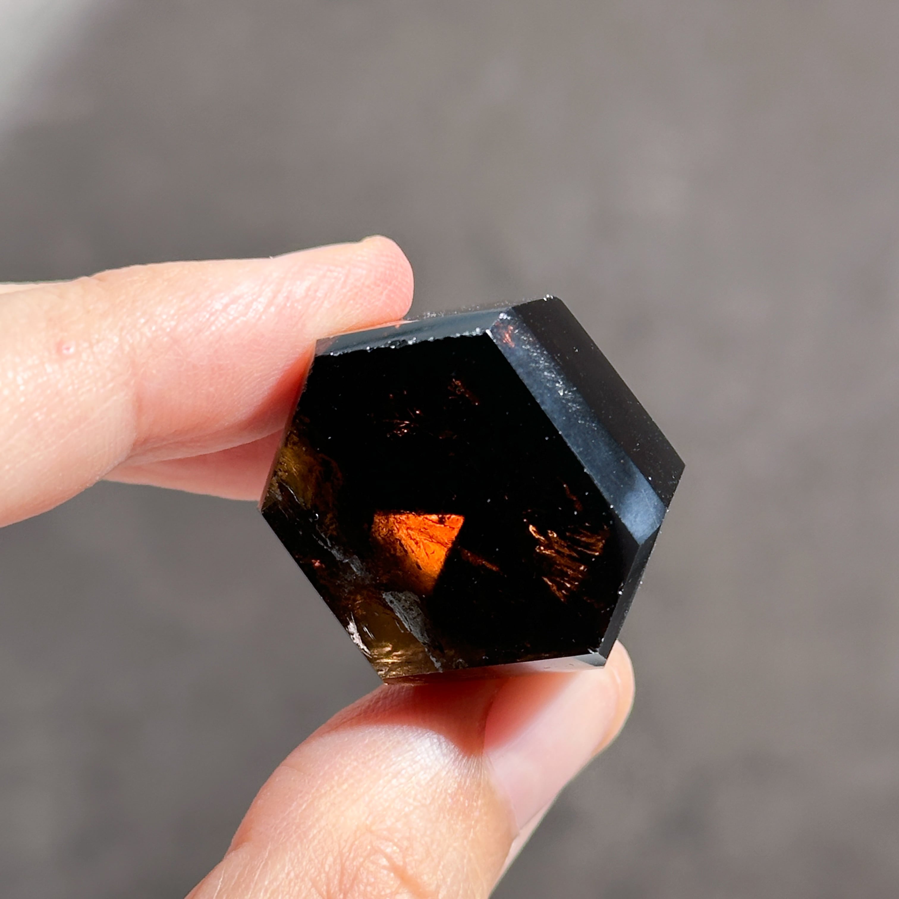 スモーキークォーツ ファントム ダブルポイント 専用台座付き 天然石 高品質】ファントムスモーキークォーツ タワー02◇ phantom Smoky