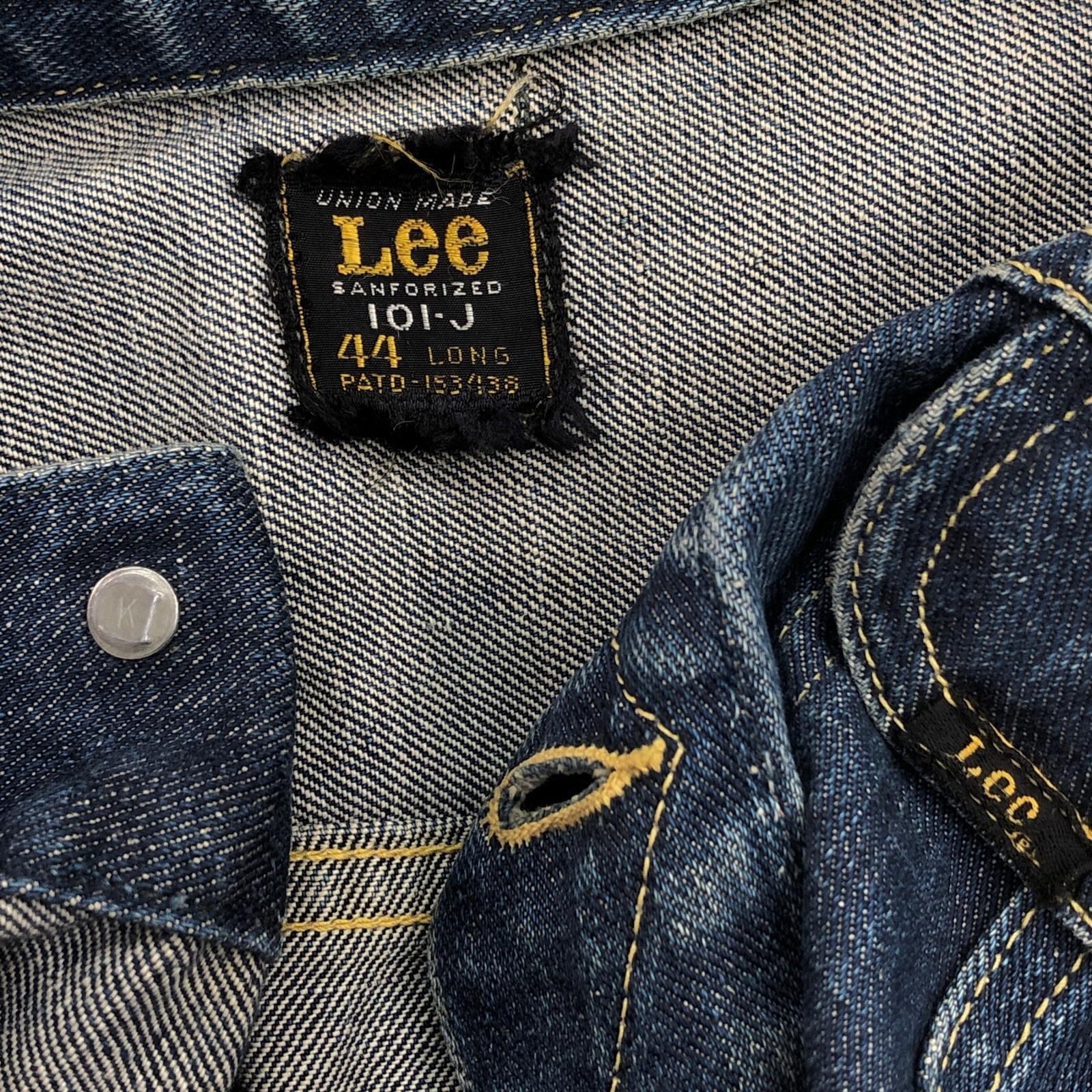 LEE リー 101-J 60年代 USA製 色濃い目 デニム ジャケット トラッカー
