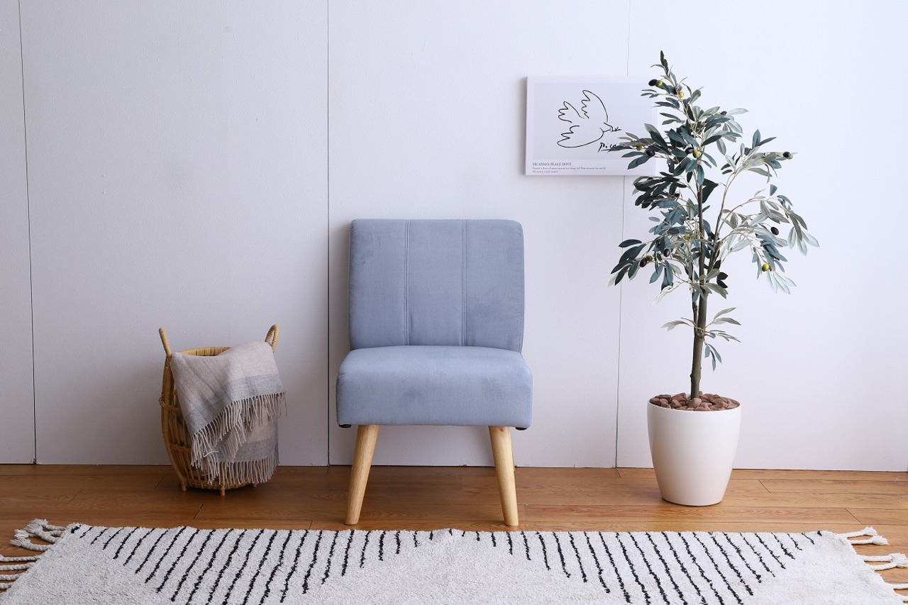 【2脚セット】Clara 1人掛けダイニングソファ