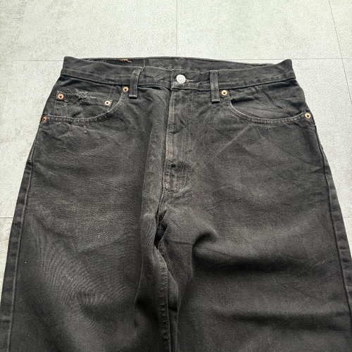 【W34 L30】90s USA製 levi's black 511 詳細写真10