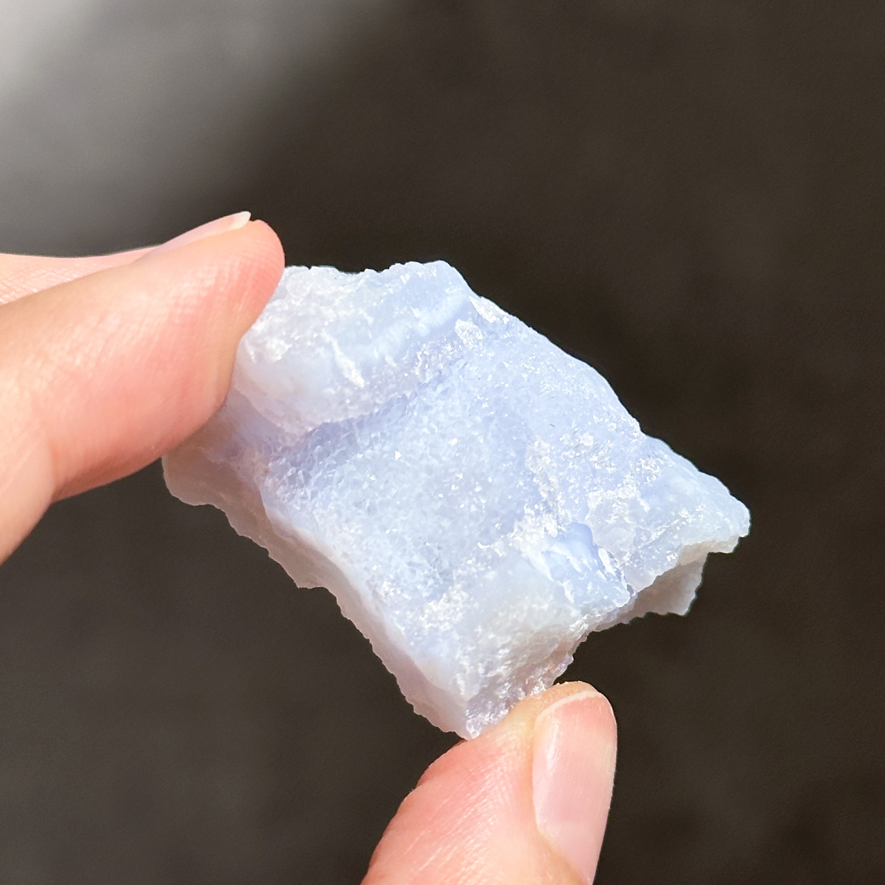 ブルーカルセドニー 原石11◇ Blue Chalcedony ◇天然石・鉱物