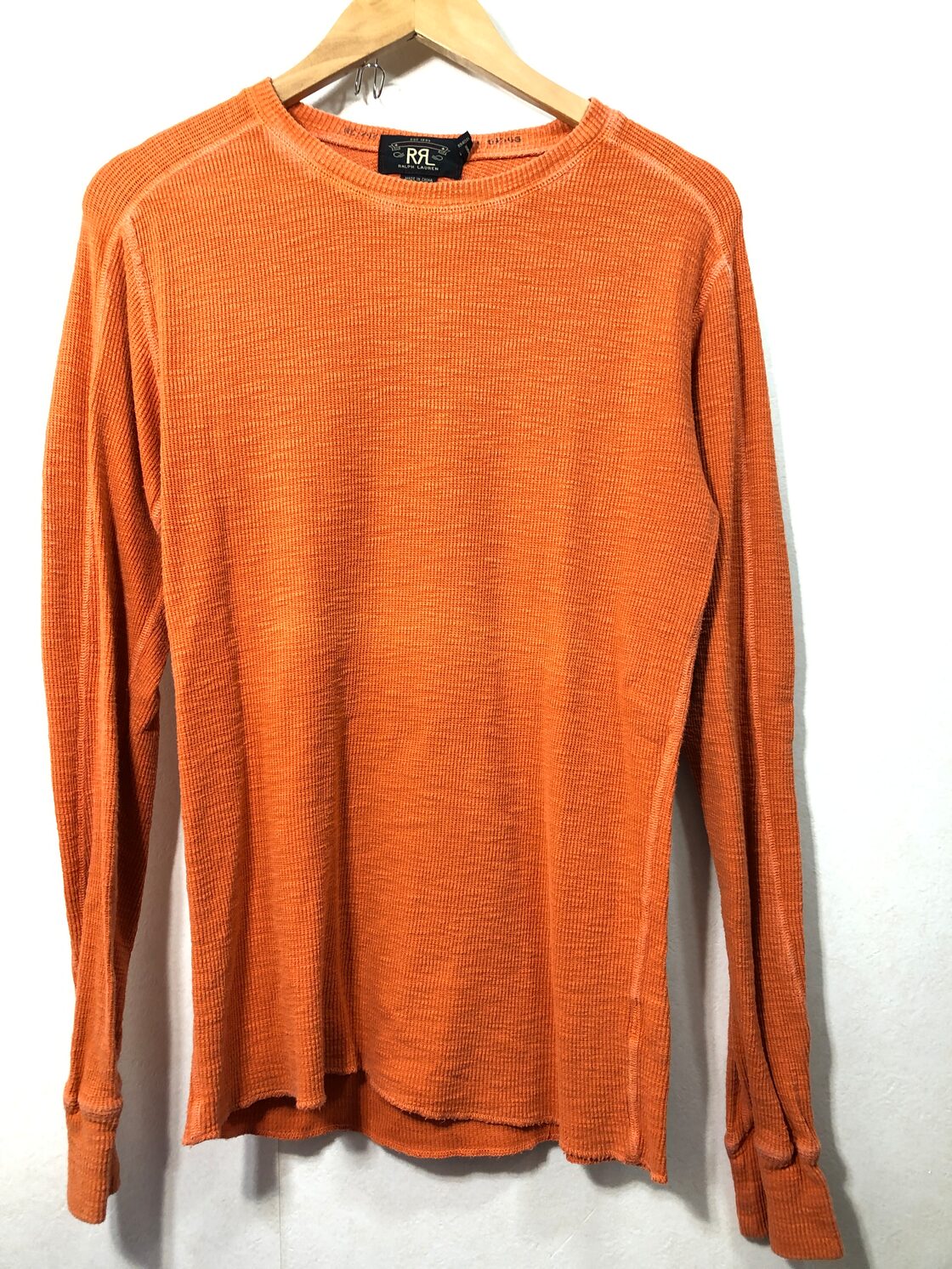 510172 DOUBLE RL 長袖 ワッフル S サーマル ロンT カットソー 