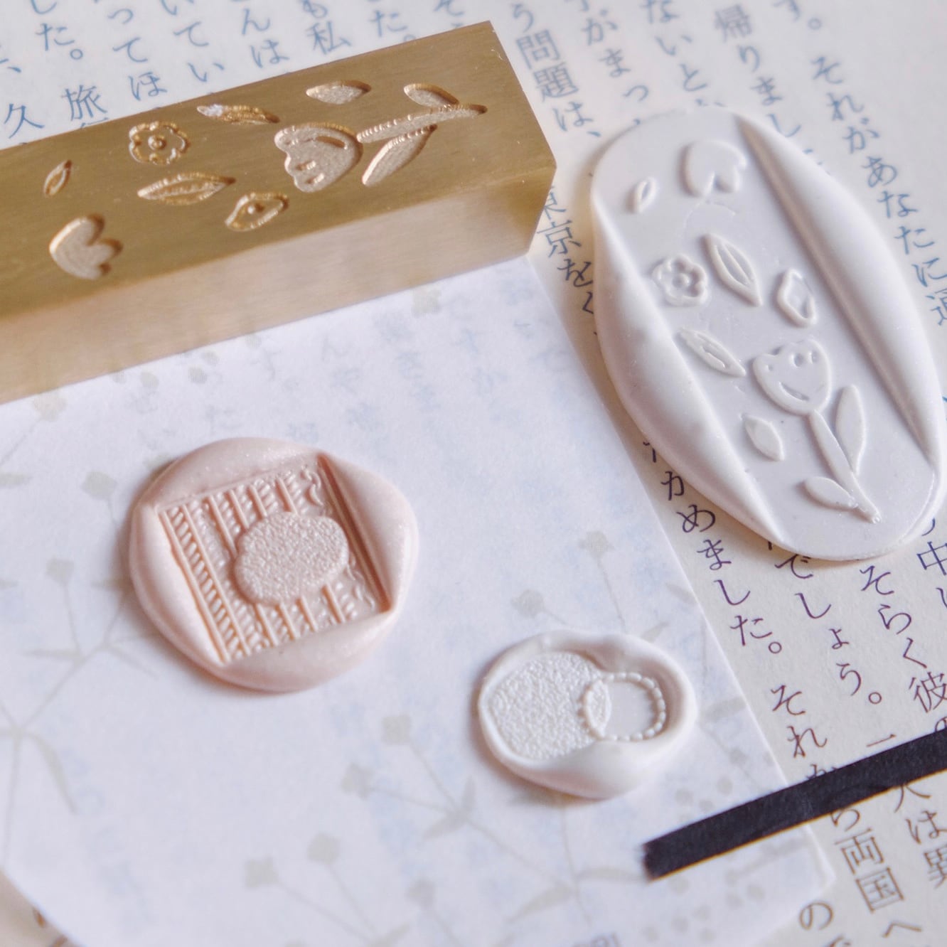 3way】Wax Seal Stamp│03 cloud shape | シーリングスタンプ