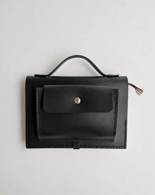 文庫カバーウォレット Black