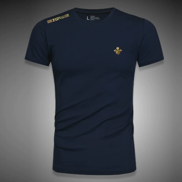 プレミアムビーエンブレムストレッチTシャツ M1068