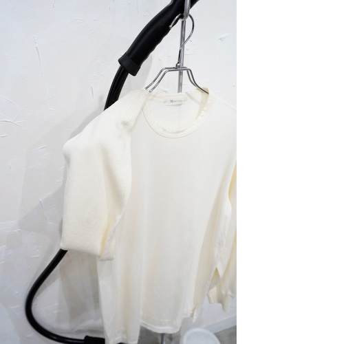 Y’sForMen KnitSwitchingLongT-Shirt